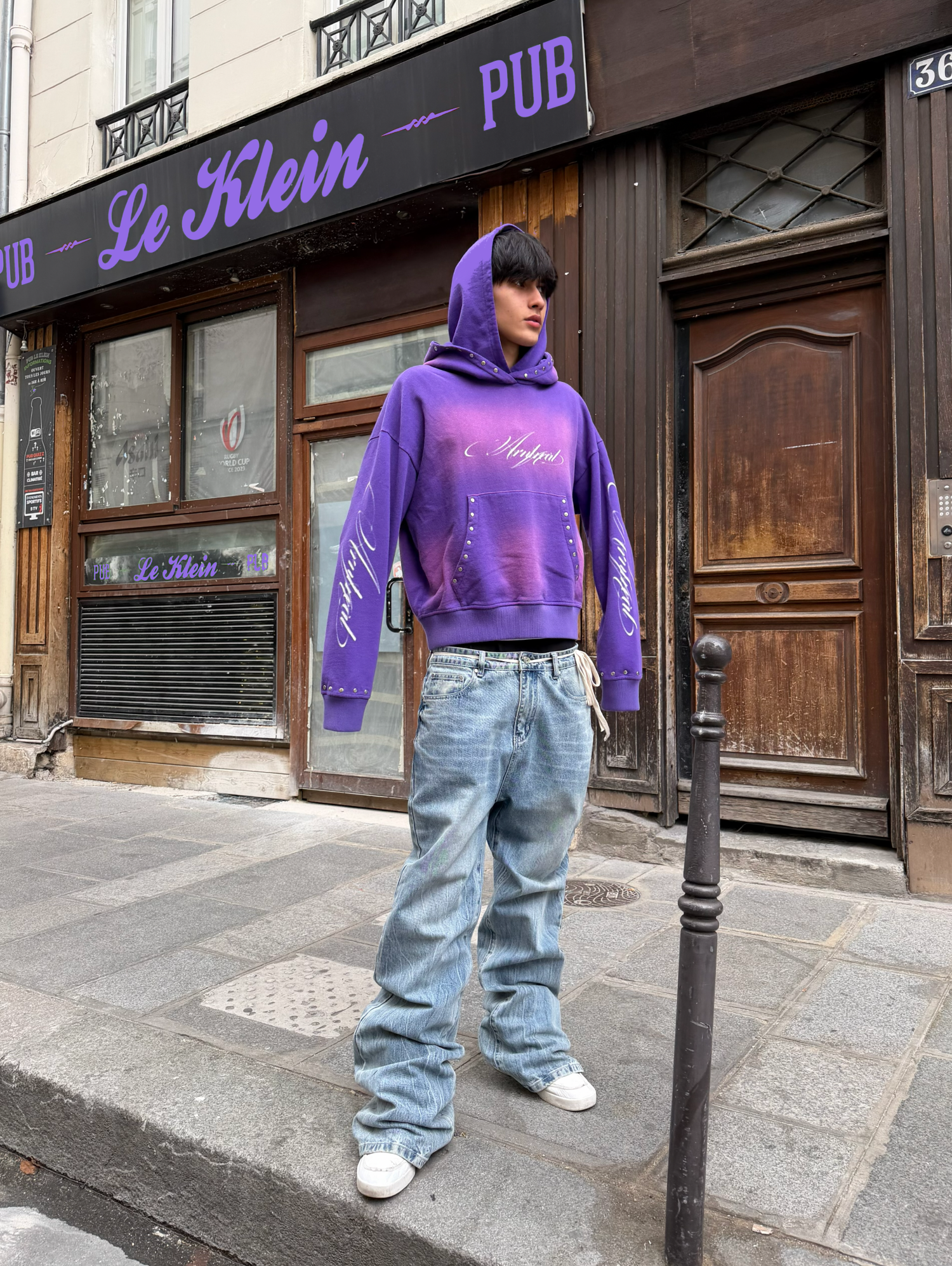 Clout Purple Hoodie