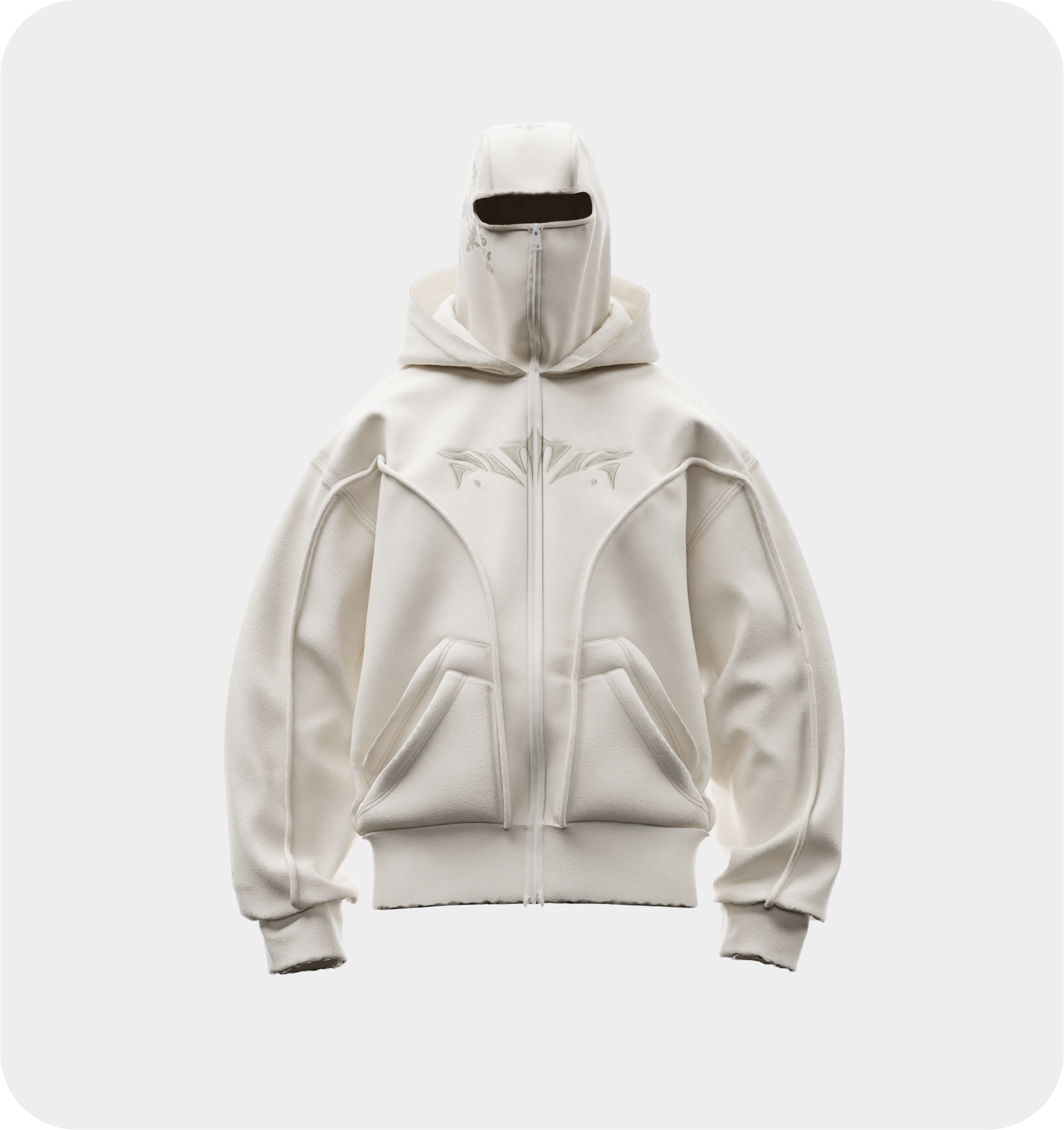 Phantom Hoodie Cream 