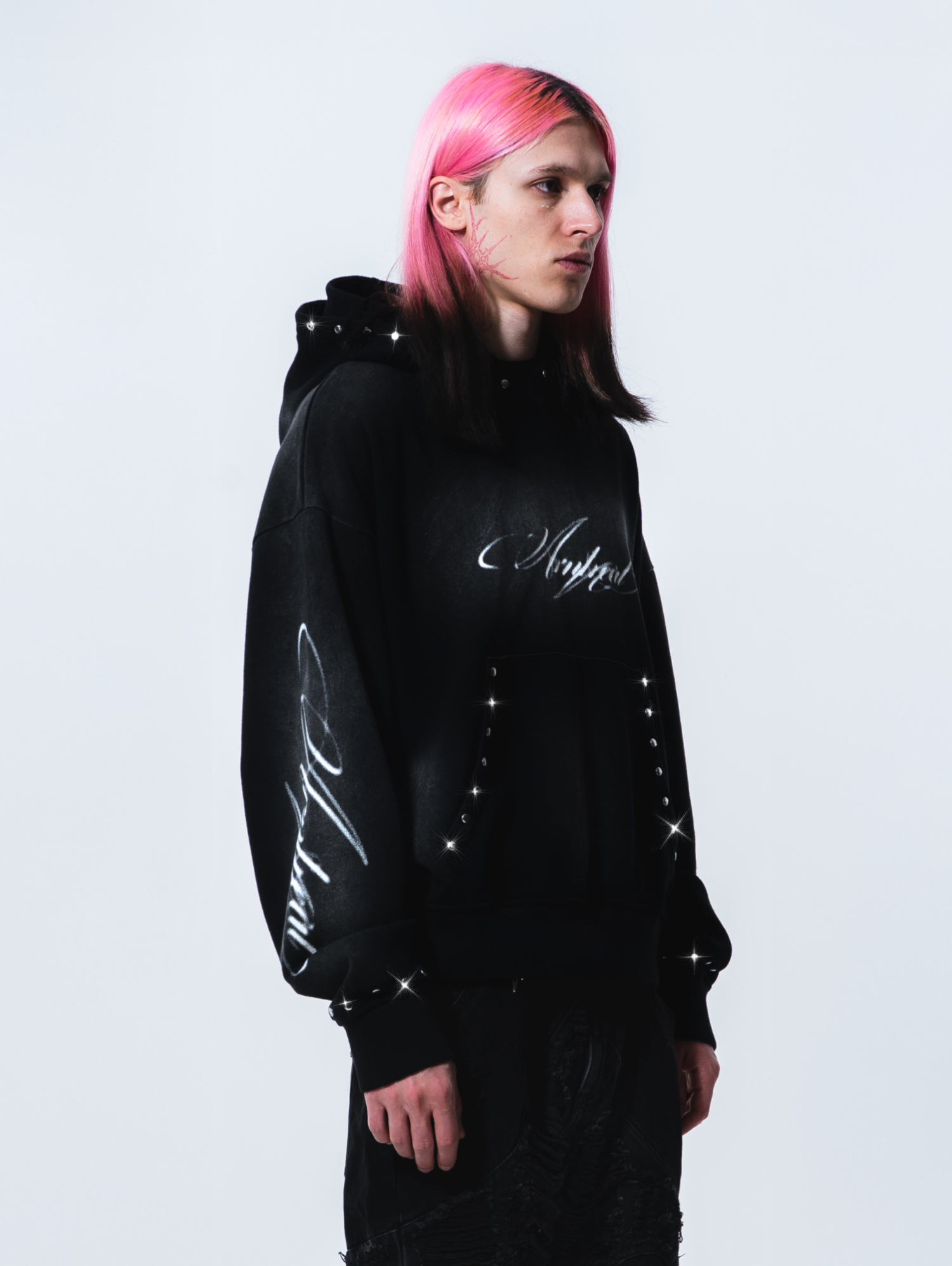 Clout Black Hoodie