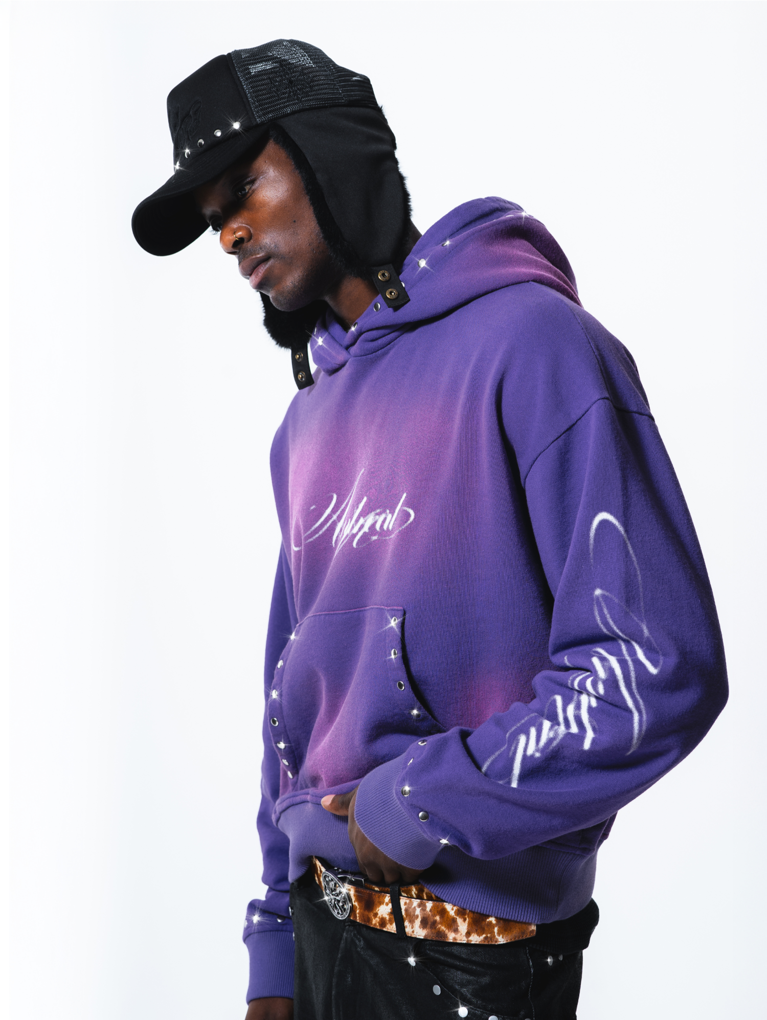 Clout Purple Hoodie