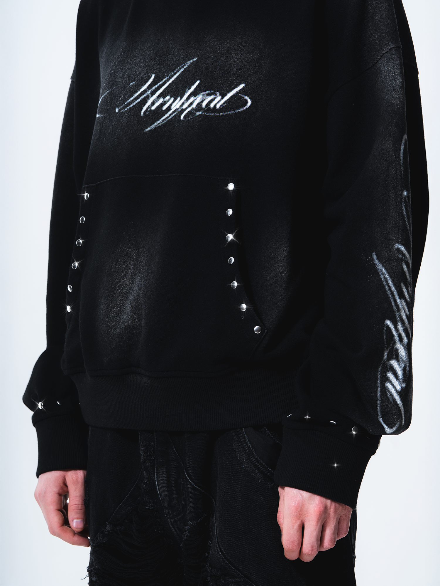 Clout Black Hoodie